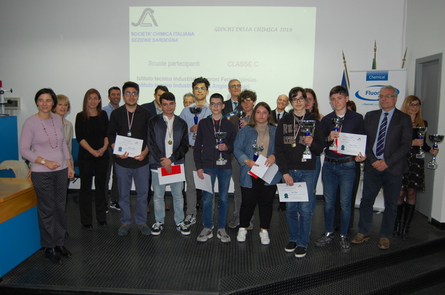 I vincitori delle finali regionali dei Giochi della Chimica 2019