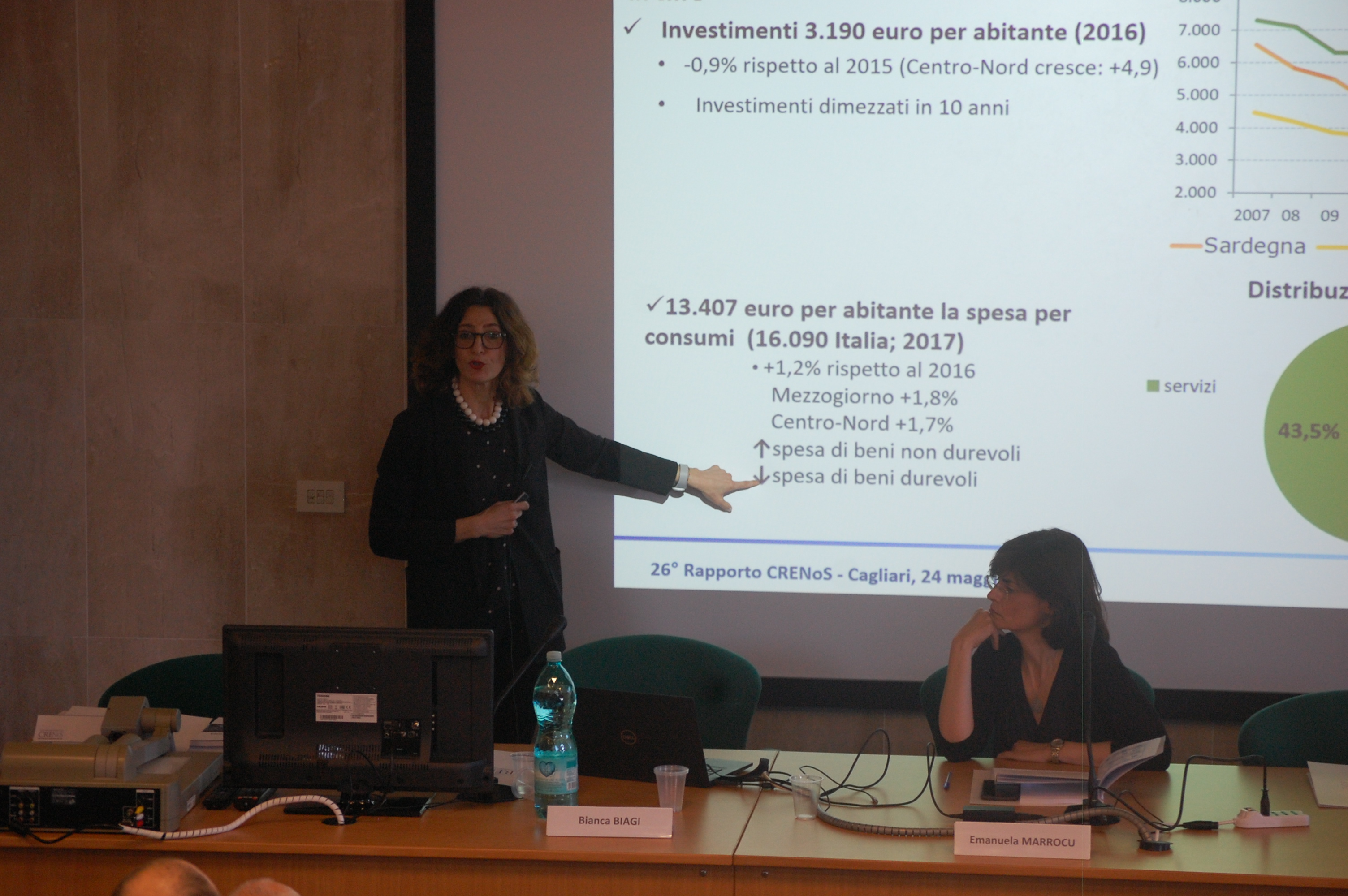 Rapporto CRENoS 2019: la presentazione di Bianca Biagi