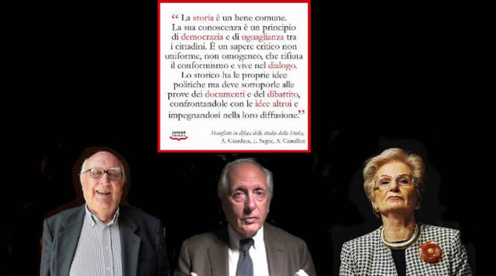 Andrea Camilleri, Andrea Giardina e Liliana Segre hanno lanciato un appello in difesa dell'insegnamento della storia