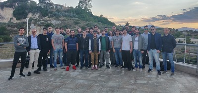 Il gruppo dei venti con i docenti alla conclusione del percorso di addestramento ultra sofisticato