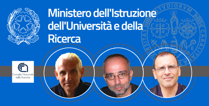 Da sinistra: Banni, Atzori e Spiga. Il Programma Nazionale della Ricerca 2015/2020 promuove, tra gli altri, interventi a sostegno di attivit&agrave; di &ldquo;Proof of concept&rdquo;, cio&egrave; finalizzate alla verifica delle reali ricadute degli studi effettuati