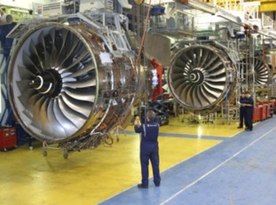 Le officine Rolls Royce plc, secondo colosso mondiale nella motoristica