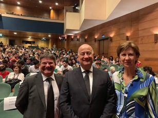 Francesco Mola, Bruno Corda e Micaela Morelli