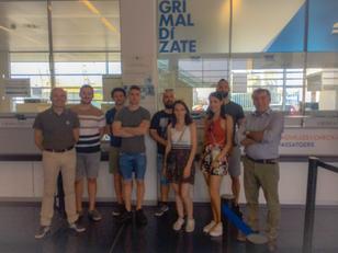 Barcellona. Foto di gruppo nella capitale catalana per gli allievi di Ingegneria dei trasporti