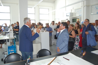 Un momento dell'inaugurazione