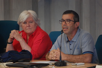 Maria Del Zompo e Antonello Mura, direttore del CEDIAF e responsabile del corso di specializzazione
