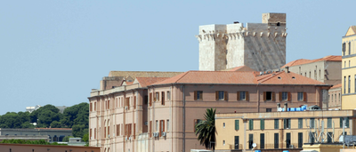 Una vista del Rettorato dell'Universit&agrave; di Cagliari