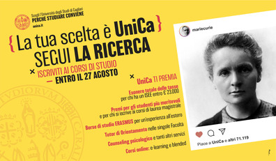 UniCa con il Premio Nobel per la Fisica Maria Curie