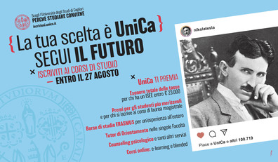 UniCa con il fisico e ingegnere Nikola Tesla