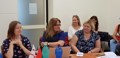 Al centro la professoressa Donatella Rita Petretto, Delegato del Rettore in materia di integrazione sociale e diritti delle persone con disabilit&agrave;