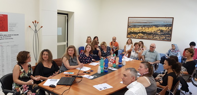 Un altro scatto del meeting tra le delegazioni dell'ateneo cagliaritano e delle universit&agrave; bielorusse