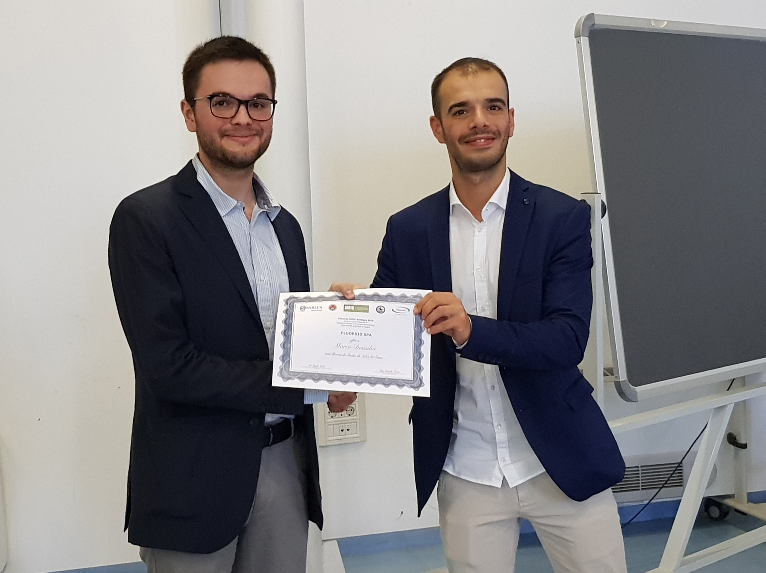 Consegna premi ai migliori laureati del corso triennale in Ingegneria Chimica