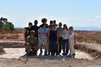 Un'altra foto di gruppo al termine della campagna