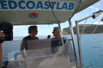 L'intervista a bordo