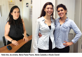 Maria Paola Pisano, Marta Cadeddu e Nicole Grandi