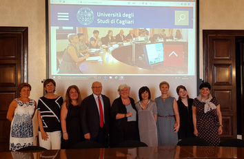 Nella foto di gruppo; da sinistra: Alessandra Carucci, Micaela Morelli, Donatella Petretto, Aliaksandr Zhuk, Maria Del Zompo, Vera Khitruk, Aliaksandra Pozniak, Nastassia Marozava, Sviatlana Kabacheuskaya