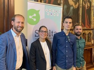 Ingegneri, trasportisti, architetti, esperti di economia sociale. Il team del Crimm guidato da Italo Meloni. Da sinistra, Andrea Zara, Veronica Zucca, Francesco Piras e Nicola Mura