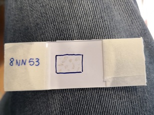 Le particelle estratte da un vetrino