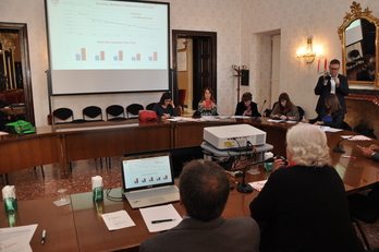 Un'altra immagine della conferenza stampa