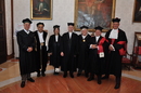 Foto di gruppo con i rettori presenti e il Prorettore Mola