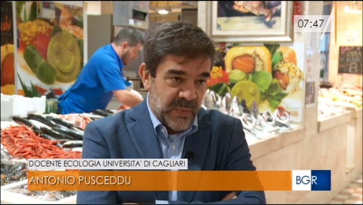 Antonio Pusceddu nel servizio della TGR