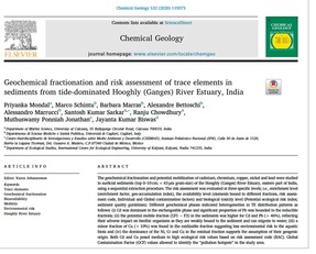 L'articolo pubblicato da Chemical geology