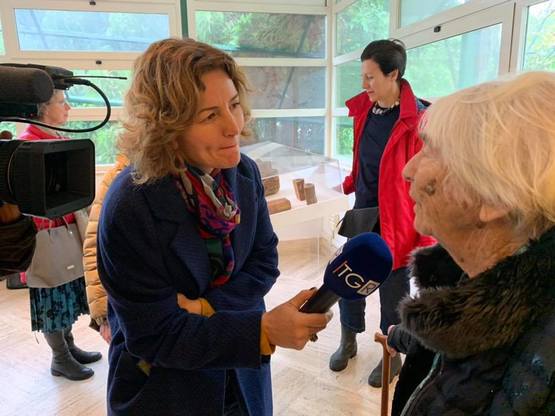 Maria Valeria Vendemmia intervista Maria Crespellani per il TGR RAI Sardegna