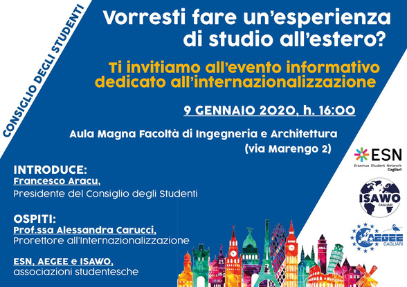 L'appuntamento del 9 gennaio nell'Aula magna di Ingegneria (polo universitario di via Marengo)