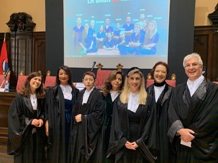 Cagliari. Da sinistra, Daniela Lusso, Zrinka Tarle, Maria Georgopoulou, Claudia Dettori,Elisabetta Cotti, Irina Maakeva e GIuseppe Mercuro
