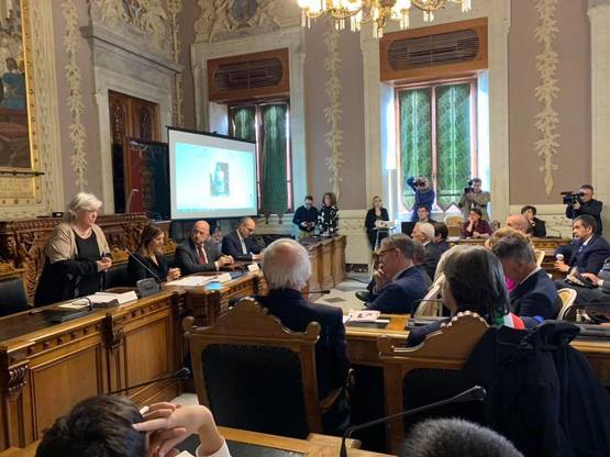 Il saluto del Rettore all'inizio dei lavori