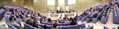 Cagliari. Una fase dei lavori nell'aula magna di Ingegneria e architettura
