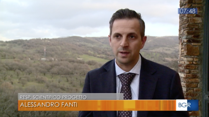 Alessandro Fanti intervistato dal Tg della RAI