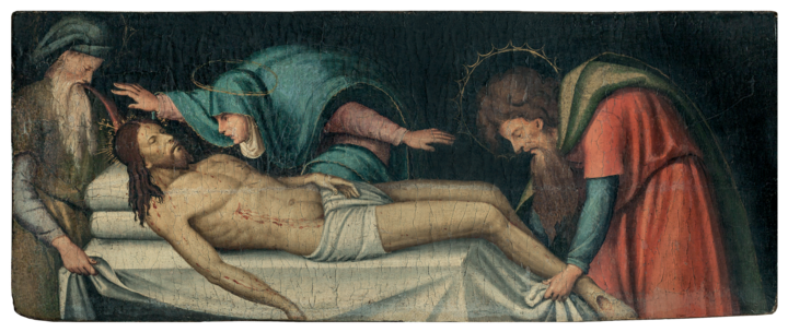 &ldquo;Deposizione&rdquo; di Antioco Mainas, opera del XVI secolo appartenente alla Collezione Piloni dell'Universit&agrave; degli Studi di Cagliari