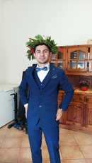 Matteo Francesco Muntoni a casa poco dopo la proclamazione