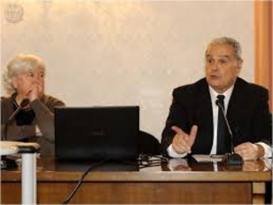 Mauro Carta con il rettore Maria Del Zompo