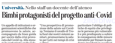 L'articolo pubblicato da L'UNIONE SARDA mercoled&igrave; 20 maggio 2020