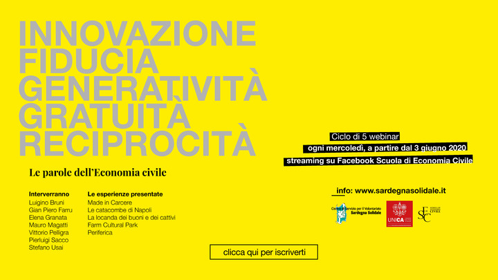 La locandina dell'iniziativa