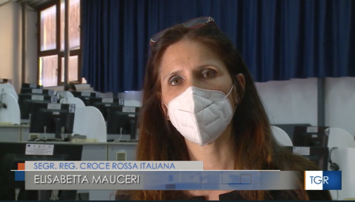 Un passaggio del servizio della RAI