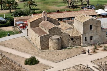 Veduta aerea della chiesa di Sant'Efisio