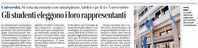 L'articolo su L'Unione Sarda del 17 luglio 2020 a pagina 17