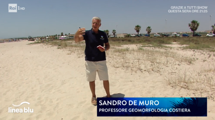 Sandro Demuro intervistato per la trasmissione Rai "Linea Blu"
