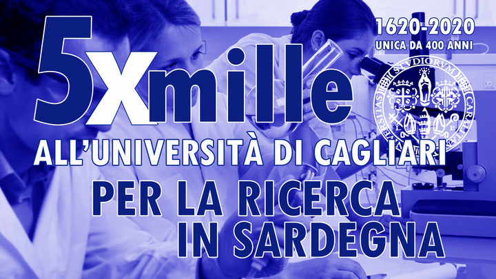 Il 5x1000 all'Universit&agrave; di Cagliari per sostenere la ricerca scientifica in Sardegna
