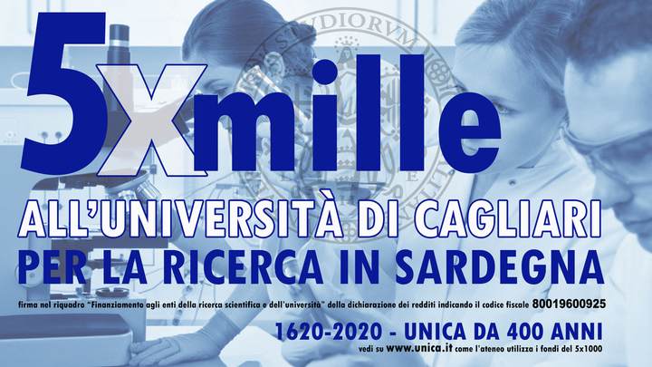 5xmille 2020 per UniCa