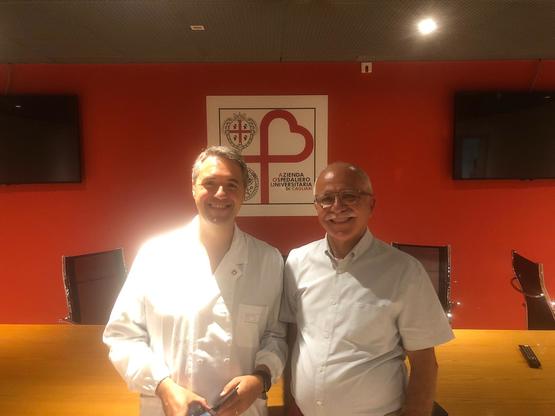 Da sinistra, Luca Saba e Gavino Faa