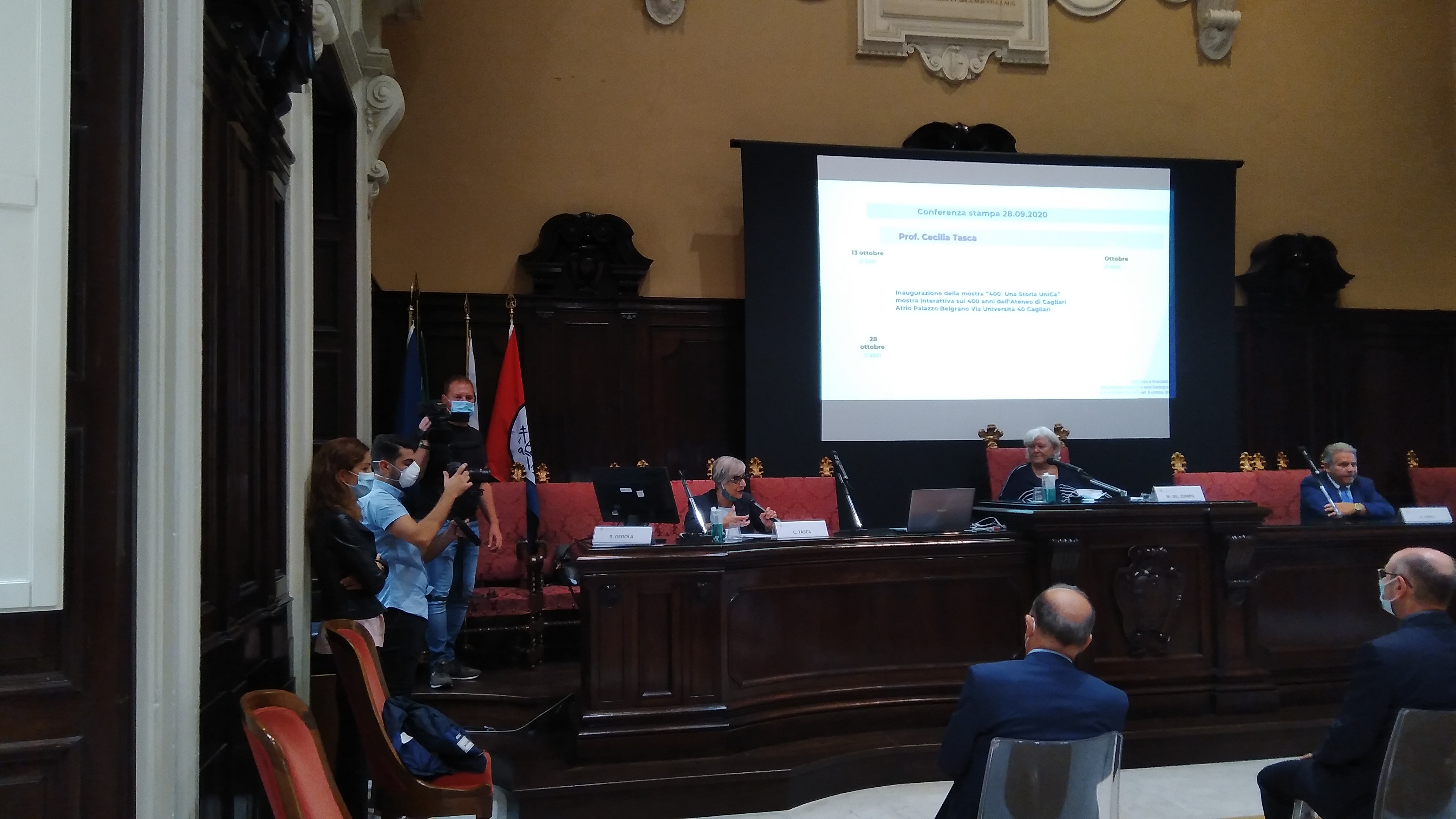 Cecilia Tasca, docente di Archivistica, illustra il progetto scientifico della mostra