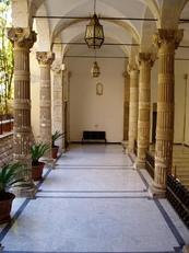 L'atrio della sede di via Corte d'Appello