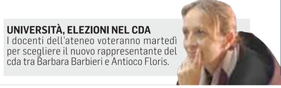 Il richiamo su L'Unione Sarda del 25 ottobre 2020 a pagina 23
