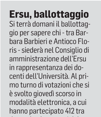 L'articolo su L'Unione Sarda del 26 ottobre 2020 a pagina 13
