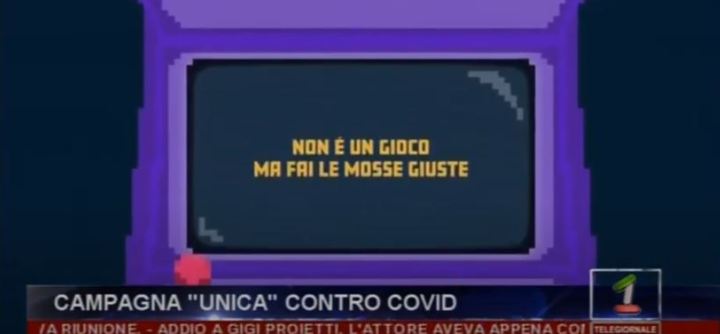 TG SARDEGNA 1 su campagna COVID - UniCa nell'edizione del 2 novemebre 2020