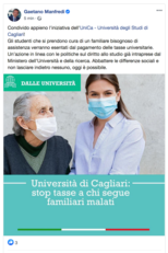 Il post del ministro Manfredi sul provvedimento adottato da UniCa